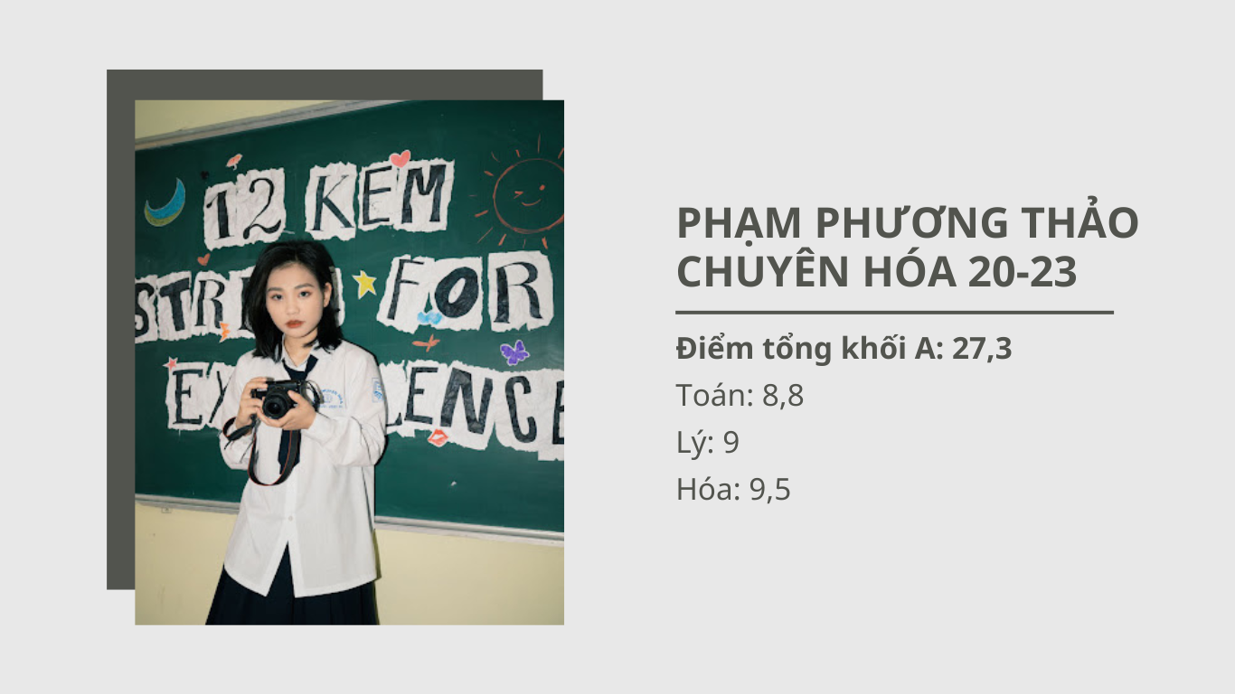 Gặp gỡ Phạm Phương Thảo - thủ khoa khối A toàn trường kỳ thi tốt nghiệp THPTQG năm 2023